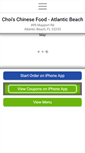Mobile Screenshot of choischinesefood.com